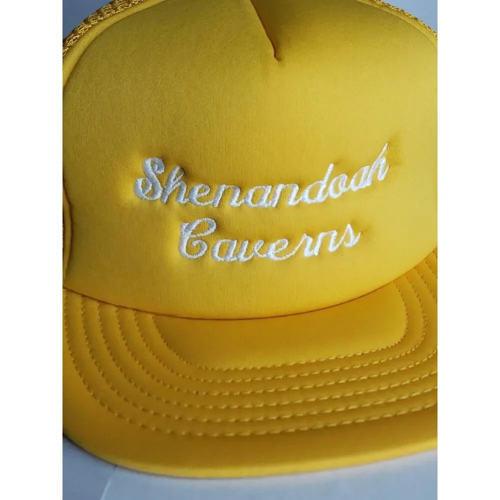 Shenandoah Caverns Virginia Snapback Hat Adjustable Cap Foam Trucker Hat 80s 90s